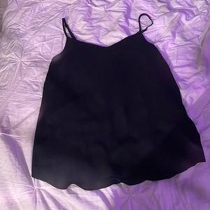very soft black tank top